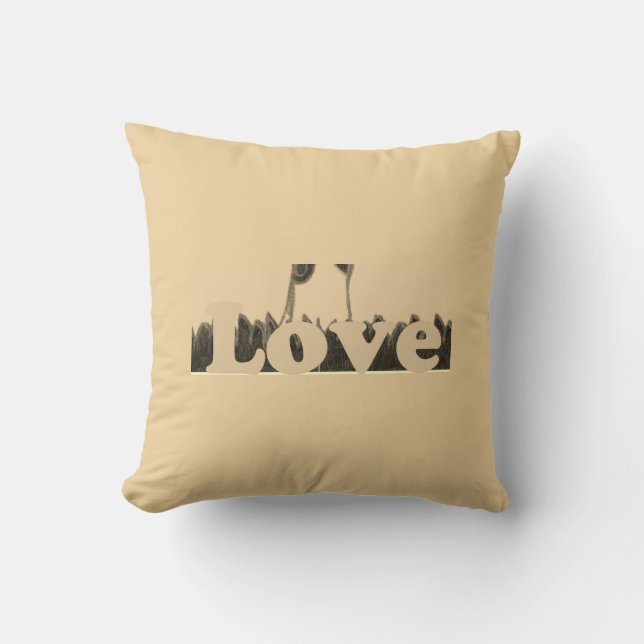 Latest Home Love all with compassion Throw Pillow (Front)