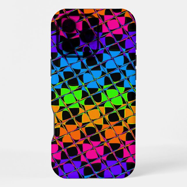 Latest lovely  colourful reflection design iPhone case (Back)