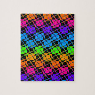 Latest lovely edgy colourful happy reflection jigsaw puzzle