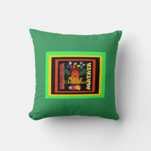 Latest Merry Christmas and a Happy New Year  Throw Pillow