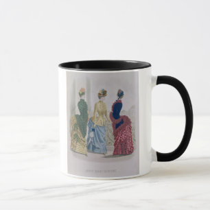 Latest Paris Fashions, three day dresses in a fash Mug