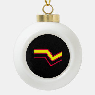 Latex Pride Ceramic Ball Christmas Ornament