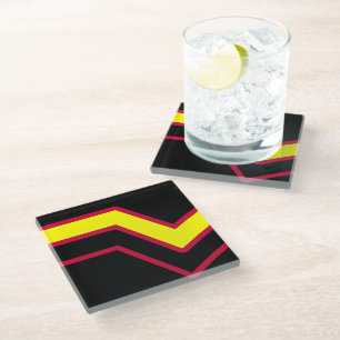 Latex Pride Glass Coaster