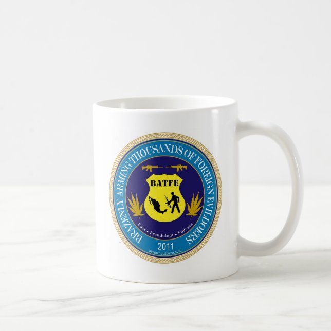 L'ATF/BATFE charrient la tasse de logo (Droite)