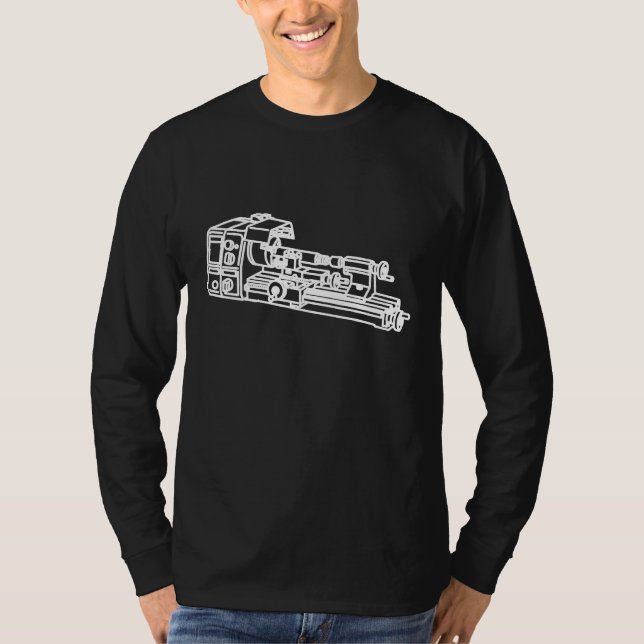 Lathe Mechanic Turner Lathe Operator Precision Mec T-Shirt (Front)