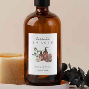 "Lathered in Love" Bridal Shower Soap Favour Label