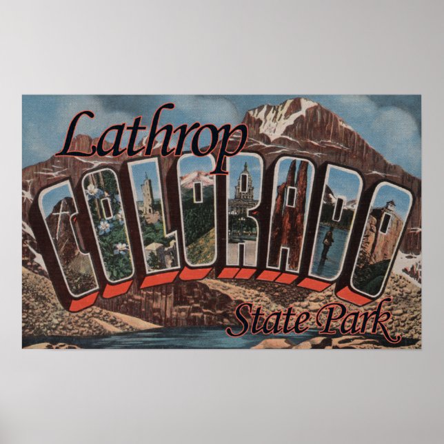 Lathrop State Park, Colorado Poster (Front)