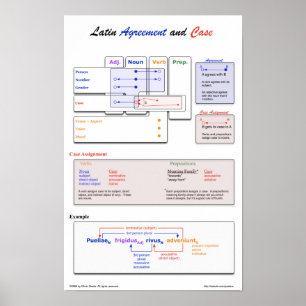 Latin Agreement Poster