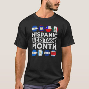 Latin American Culture Latino Pride Hispanic Herit T-Shirt
