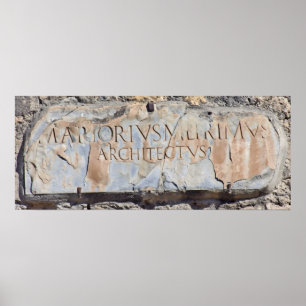 Latin Architect Poster