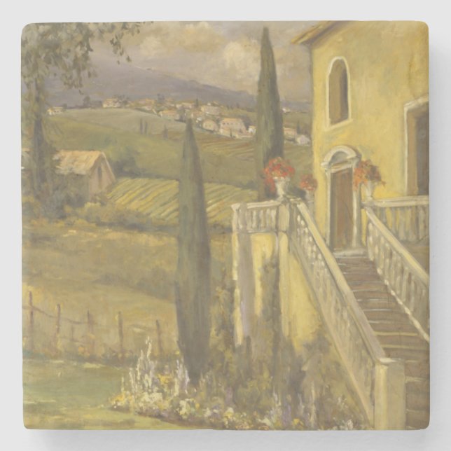 Latin Calm II Stone Coaster (Front)