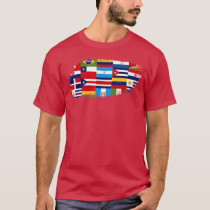 Latin Countries Flag Hispanic Heritage Month Latin T-Shirt