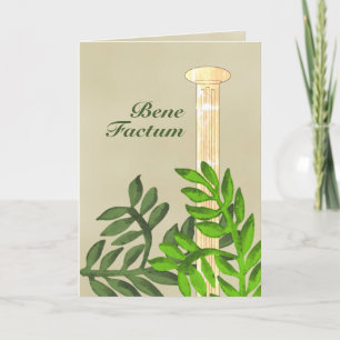 Latin Graduation Card