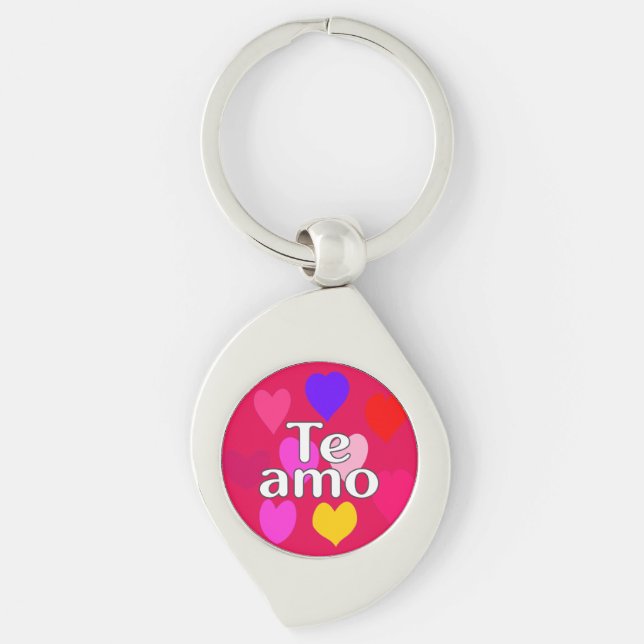 Latin – I love you Keychain (Front)