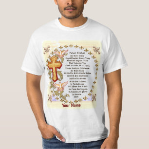 Latin  Lords Prayer  T-Shirt