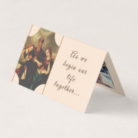 Latin Mass Wedding Photo Favours