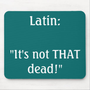 Latin mousemat mouse pad