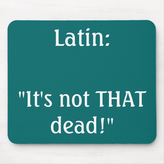 Latin mousemat mouse pad (Front)