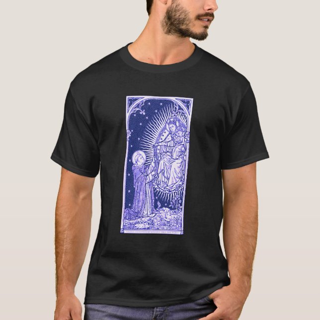 Latin Our Lady Of The Rosary Marian Consecration J T-Shirt (Front)