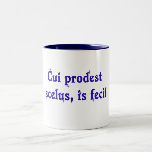 Latin Phrase on Lawyer Mug