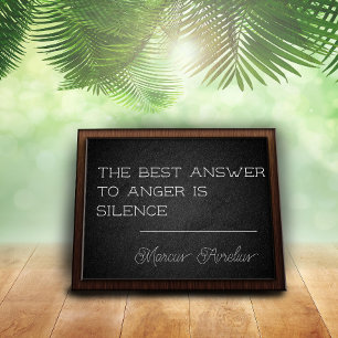 Latin quote silence motivation poster