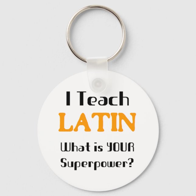 latin teach keychain (Front)