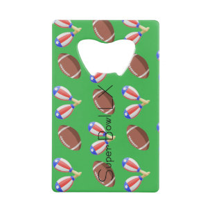 Latin-themed Super Bowl Credit Card Bottle Opener