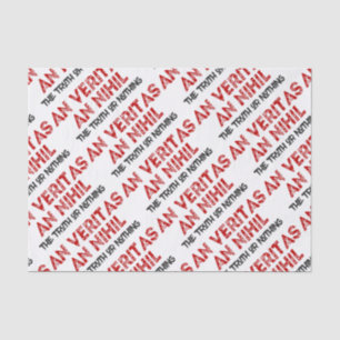 Latin Truth Quote Tissue Paper