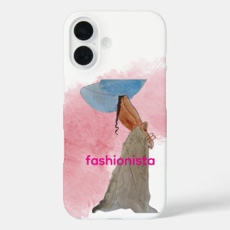 Latina Fashionista with Long Braid iPhone 16 Case