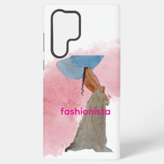 Latina Fashionista with Long Braid Samsung Galaxy Case