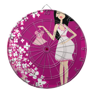 latina pregnant woman dartboard