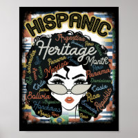 Latina Woman Art Hispanic Heritage Month Latin