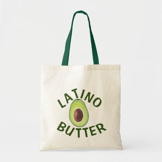 Latino Butter Tote Bag (Front)