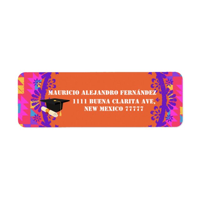 Latino Papel Picado espagnol | Catégorie d'année (Devant)