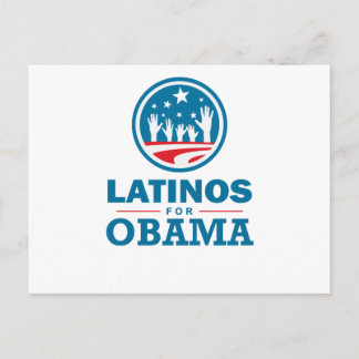 Latinos for Obama Postcard