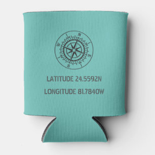 Latitude and Longitude Custom Setting Can Cooler