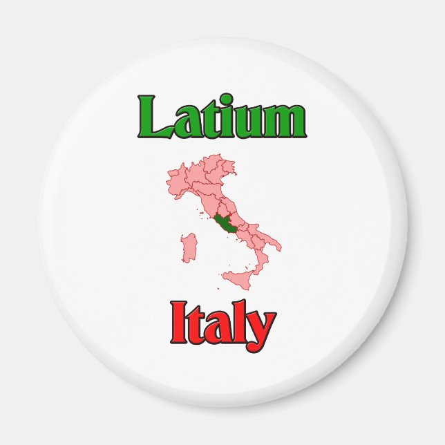Latium Italy Magnet (Front)