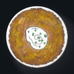 Latke Potato Pancakes Jewish Cuisine Foodie Paperweight<br><div class="desc">Design features an original marker illustration of a delicious latke potato pancake topped with sour cream, a staple in Jewish holiday cuisine. Ideal for Hanukkah celebrations! This Chanukah latkes design is also available on other products. Lots of additional foodie designs are also available from this shop! Don't see what you're...</div>