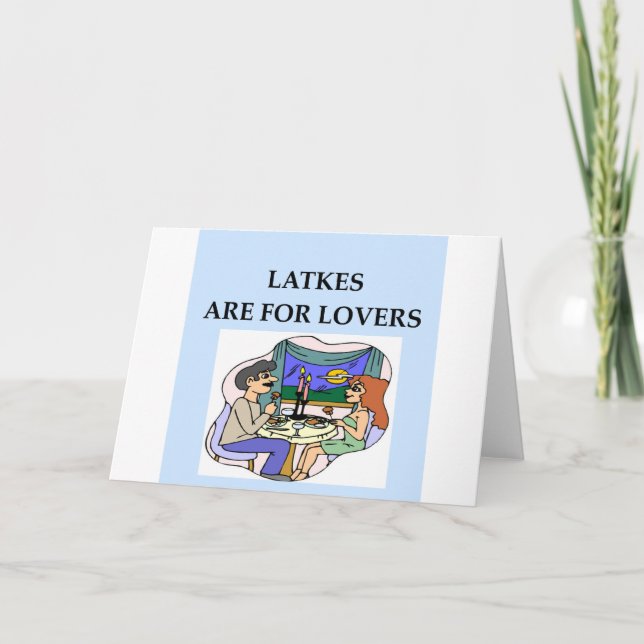 LATKES are for lover Holiday Card (Front)