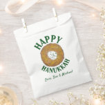 Latkes Happy Hanukkah Chanukah Jewish Holidays Favour Bag<br><div class="desc">Design features an original marker illustration of a delicious latke potato pancake topped with sour cream, a staple in Jewish holiday cuisine. Ideal for Hanukkah gifting. Just personalize with your information! This latkes design is also available on other products. Lots of additional foodie designs are also available from this shop!...</div>