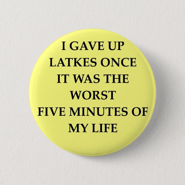 LATKES.jpg 2 Inch Round Button (Front)