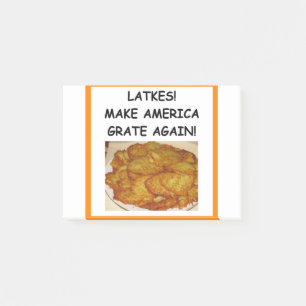 latkes post-it notes