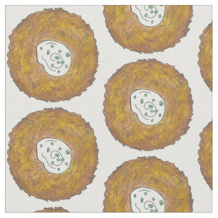 Latkes Potato Pancake Hanukkah Jewish Holiday Food Fabric