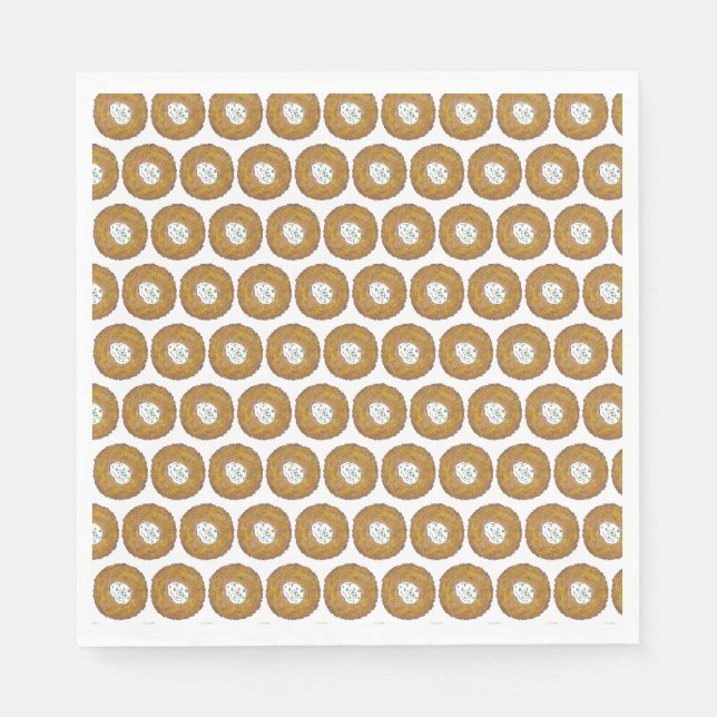 Latkes Potato Pancake Hanukkah Jewish Holiday Food Napkin (Front)