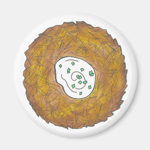 Latkes Potato Pancakes Deli Delicatessen Cook Chef Magnet