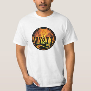 L'atlas d'huile de Wyatt a gesticulé le T-shirt