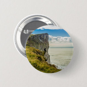 Latrabjarg cliffs, Iceland 2 Inch Round Button