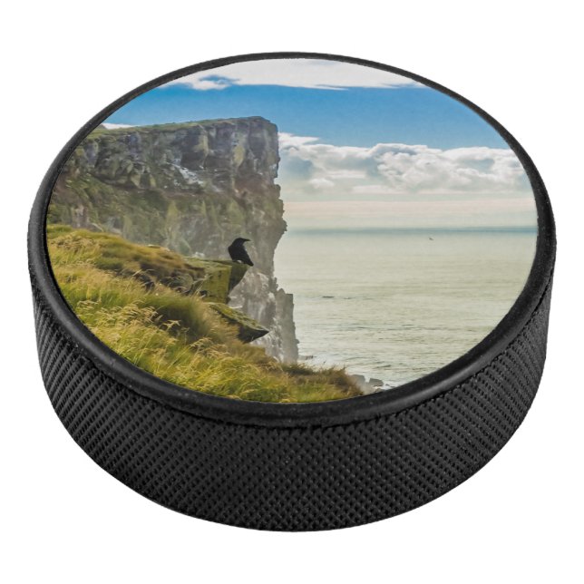 Latrabjarg cliffs, Iceland Hockey Puck (3/4)