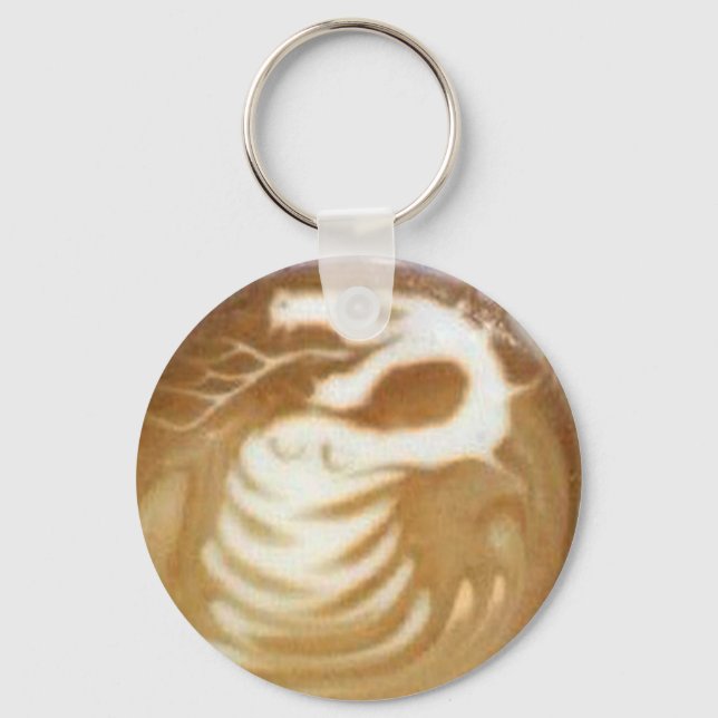 Latte Art 11 Keychain (Front)