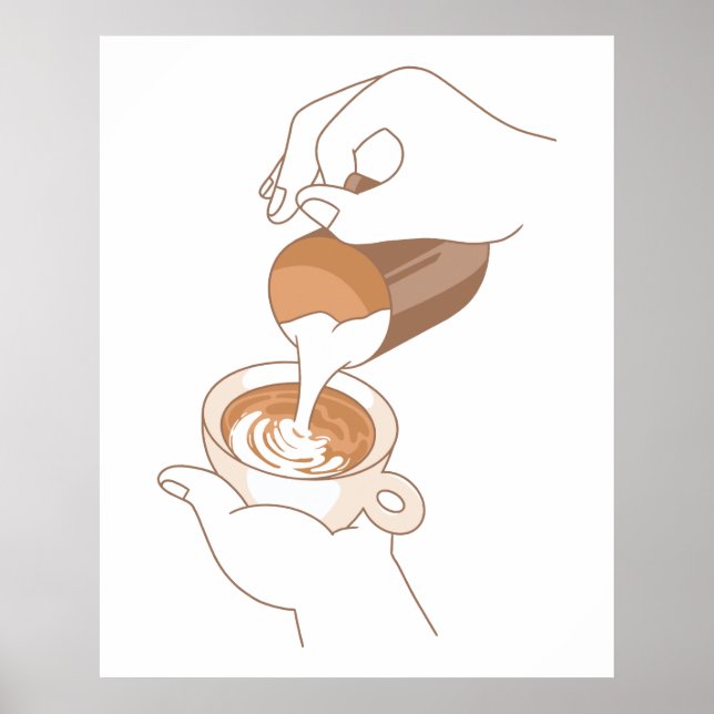Latte Art Poster (Front)